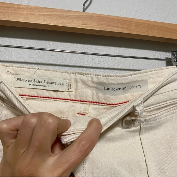 Pilcro and the Letterpress Slim Boyfriend Button Fly Shorts - Picture 3 of 9